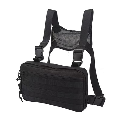 BLACK OF LIGHTWEIGHT TACTICAL VEST BAG