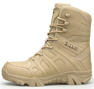 SAND/BLACK BE-A5ll OF MILITARY TACTICAL BOOT HIGH-CUT