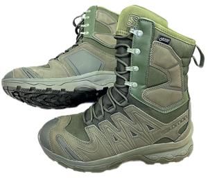 GREEN OF BE-SALOMON COMBAT MILITARY LIGHTWEIGHT BOOTS HIGH-CUT WATERPROOF