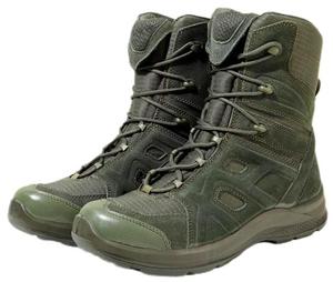 GREEN OF BE-HANKS COMBAT MILITARY LIGHTWEIGHT BOOTS HIGH-CUT WATERPROOF
