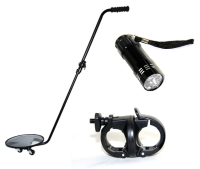 V3 &nbsp;CIRCULAR UNDER-CAR INSPECTION MIRROR WITH LIGHT