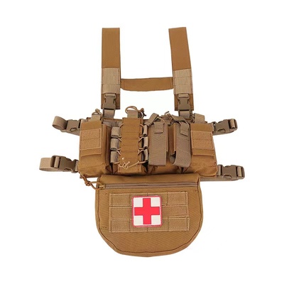KHAKI OF FUL BODY TACTICAL VEST LIGHTWEIGHT