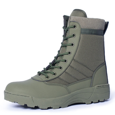 GREEN OF BE-SWAT COMBAT MILITARY LIGHTWEIGHT BOOTS