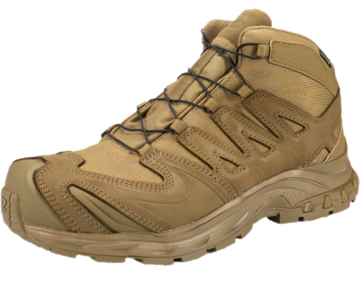 KHAKI OF BE-SALOMON COMBAT MILITARY LIGHTWEIGHT BOOTS MID-CUT