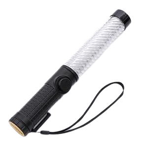 WHITE LED OF MILITARY TRAFFIC BATON WITH WHISTLE/BOTTOM MAGNET WATERPROOF