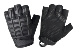 BLACK OF BE-S15 MILITARY TACTICAL COMBAT GLOVES