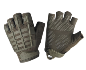 GREEN OF BE-S15 MILITARY TACTICAL COMBAT GLOVES